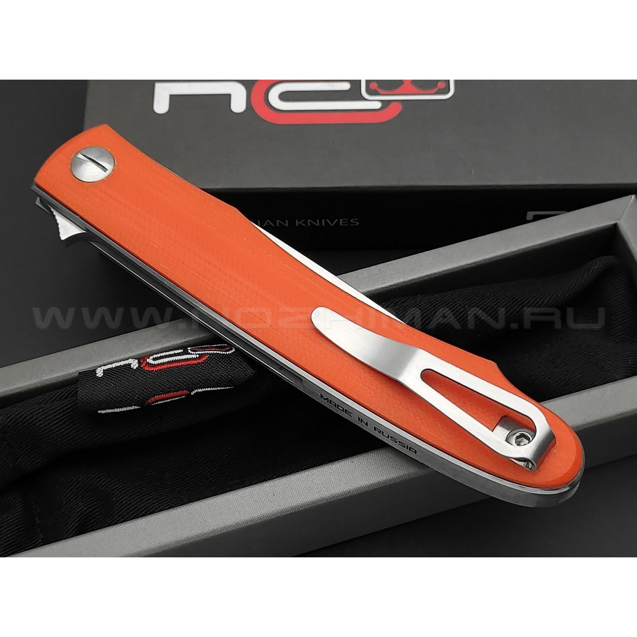 N.C.Custom нож Minimus сталь X105, рукоять G10 orange