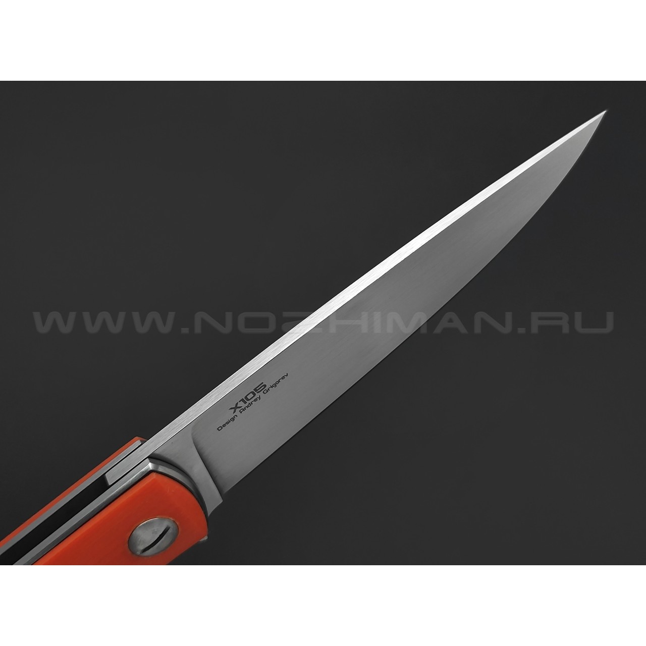 N.C.Custom нож Minimus сталь X105, рукоять G10 orange