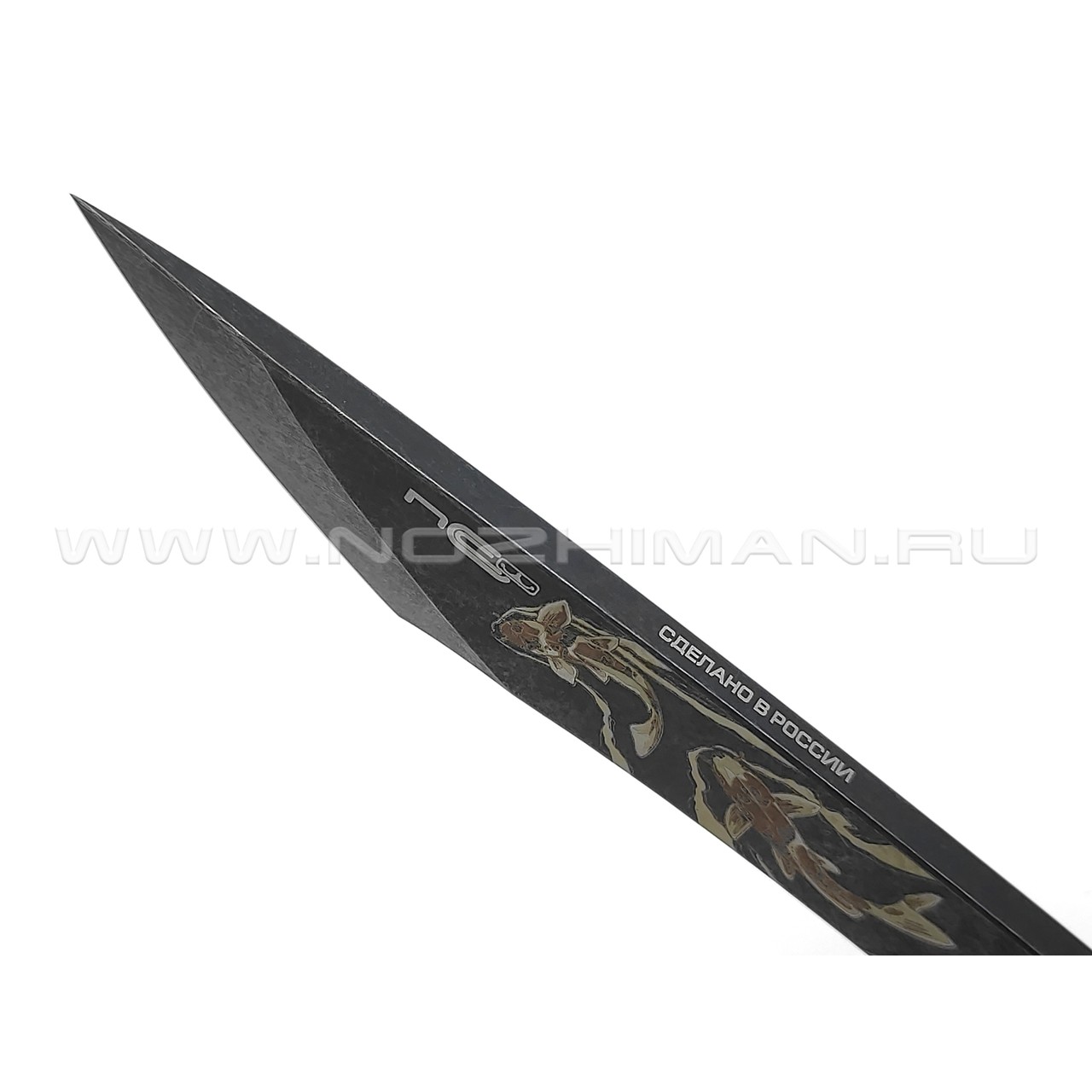 N.C.Custom киридаши KOI сталь Aus-8 блэквош