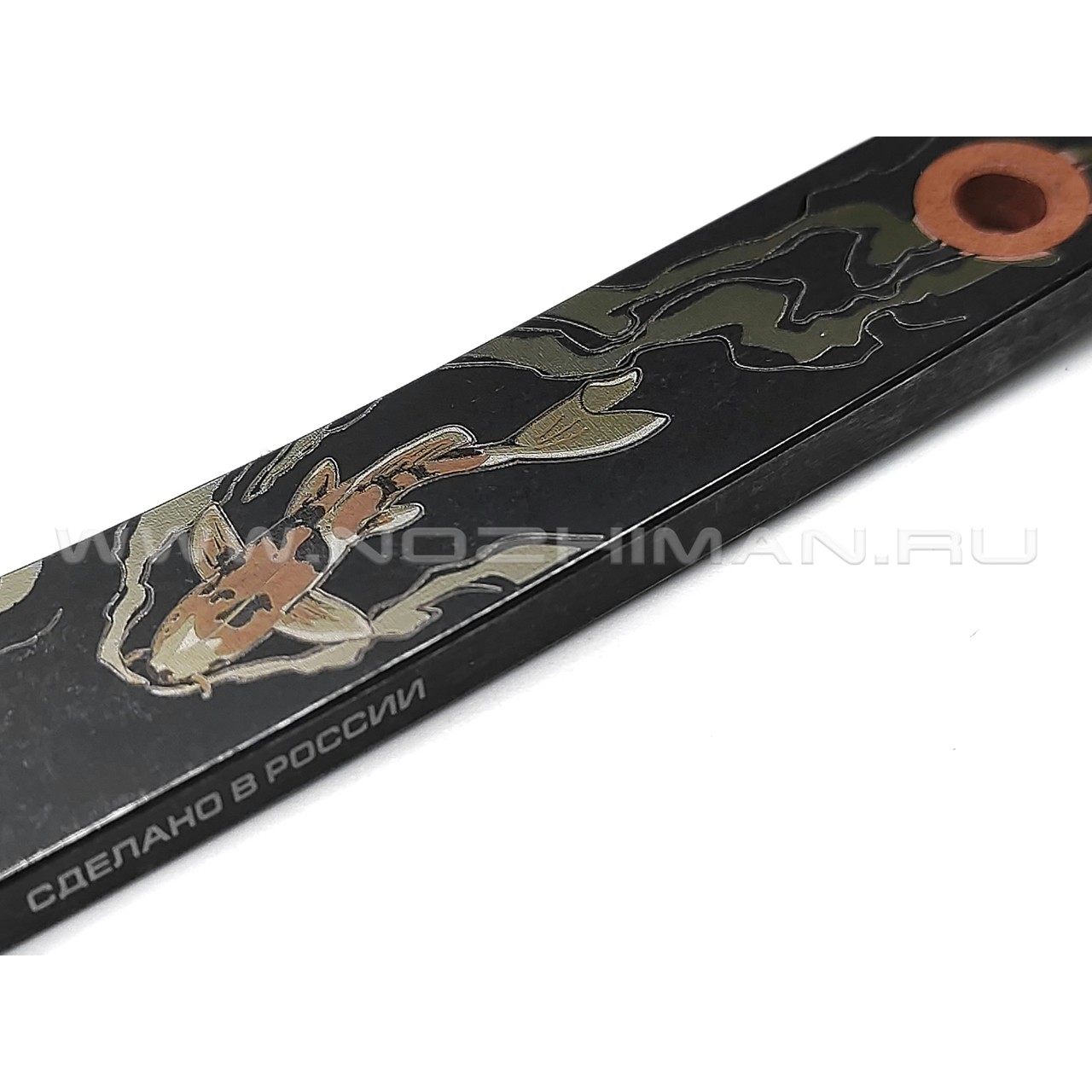 N.C.Custom киридаши KOI сталь Aus-8 блэквош