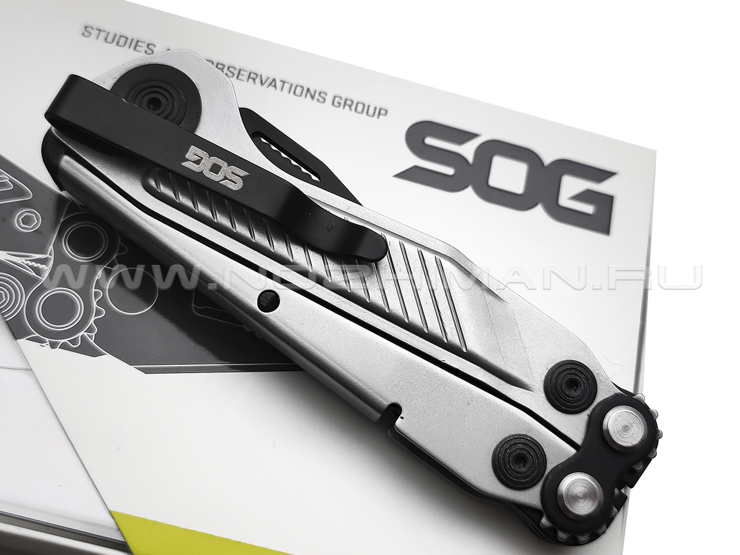 Мультитул-нож SOG Flash MT 29-55-01-41 сталь Cryo D2, рукоять Steel