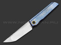 TuoTown нож Common сталь M390, рукоять Titanium TC4 Electric Blue