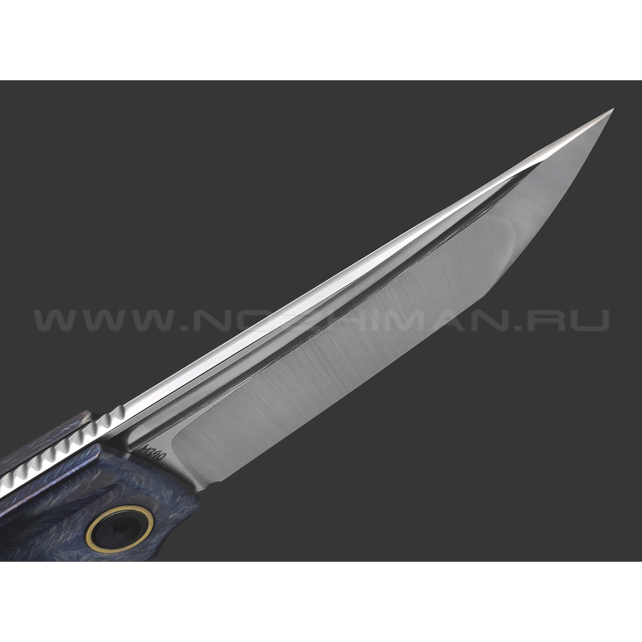 TuoTown складной нож Common TCM-MA2 сталь M390 satin, рукоять Titanium TC4 Electric Blue