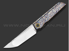 TuoTown нож Common сталь M390, рукоять Titanium TC4 Electric Dark