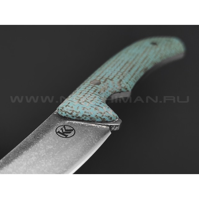 Кирилл Козлов нож Перс-2 сталь VG-10, рукоять Micarta jute mint