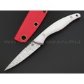 Кирилл Козлов нож Минога сталь Lomax PM, рукоять G10 white