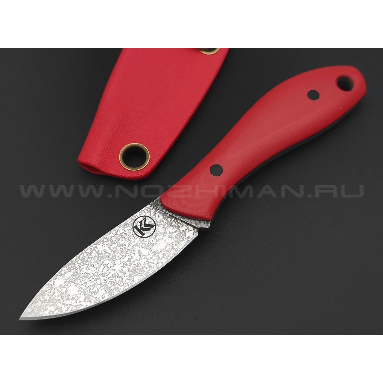 Кирилл Козлов нож Птичий Скальпель Мини сталь VG-10, рукоять G10 red