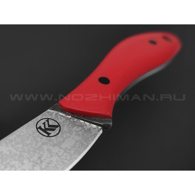 Кирилл Козлов нож Птичий Скальпель Мини сталь VG-10, рукоять G10 red
