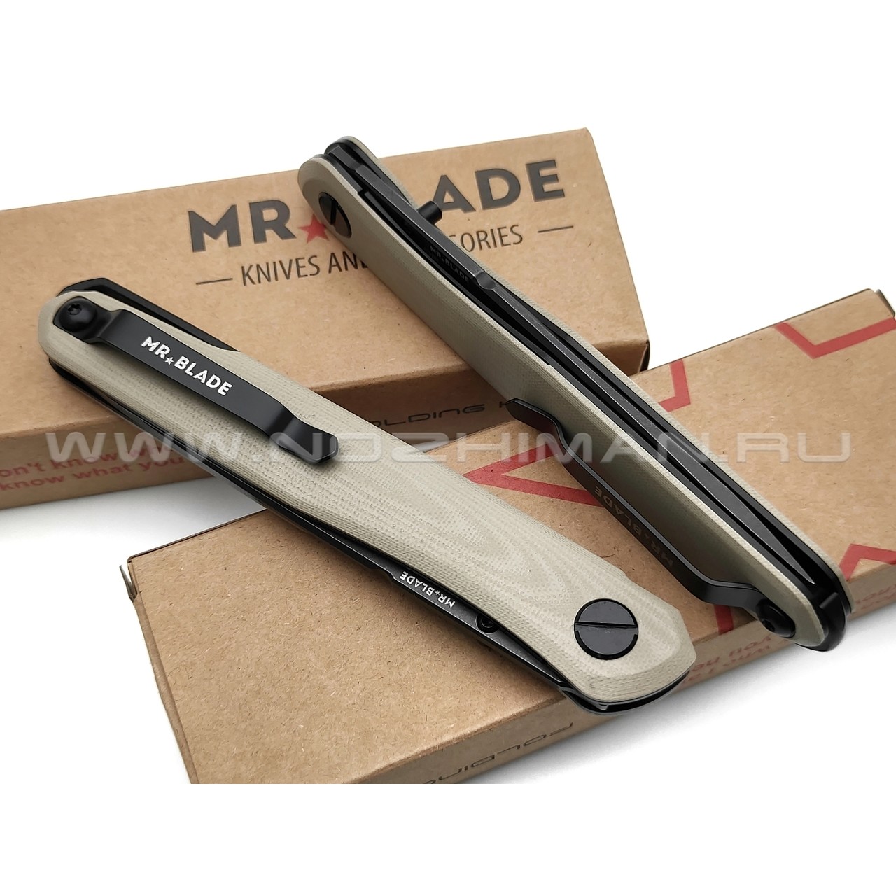 Mr.Blade нож Astris сталь D2, рукоять G10 tan
