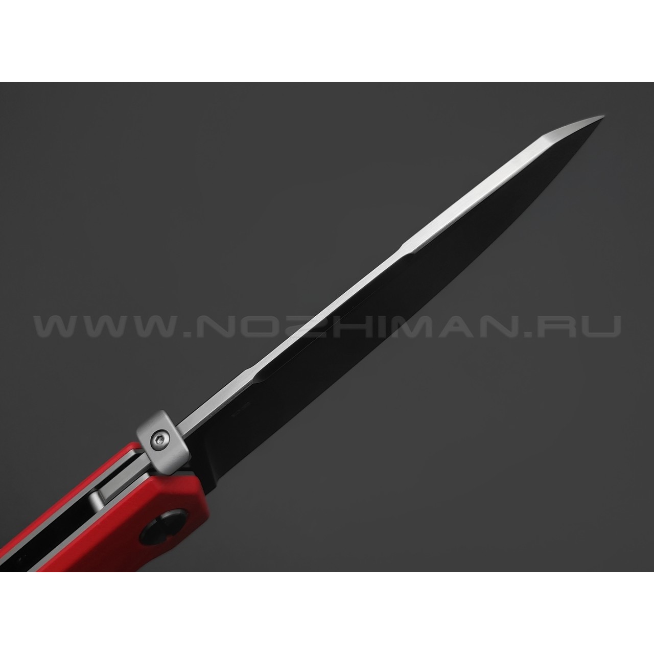 Mr.Blade нож Pike сталь D2 satin, рукоять G10 red