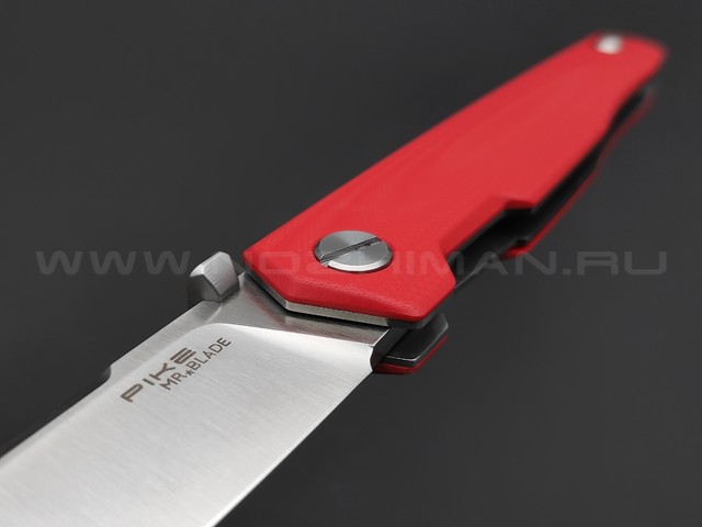 Mr.Blade нож Pike сталь D2 satin, рукоять G10 red