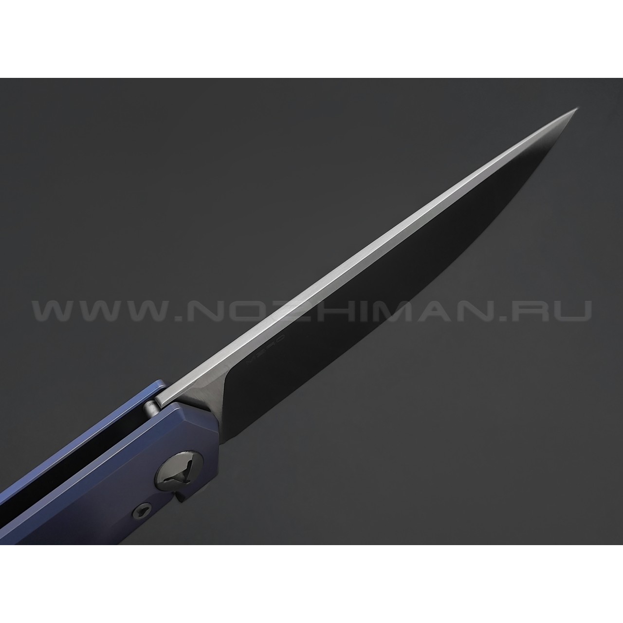 Mr.Blade нож Lance сталь M390, рукоять Titanium Blue