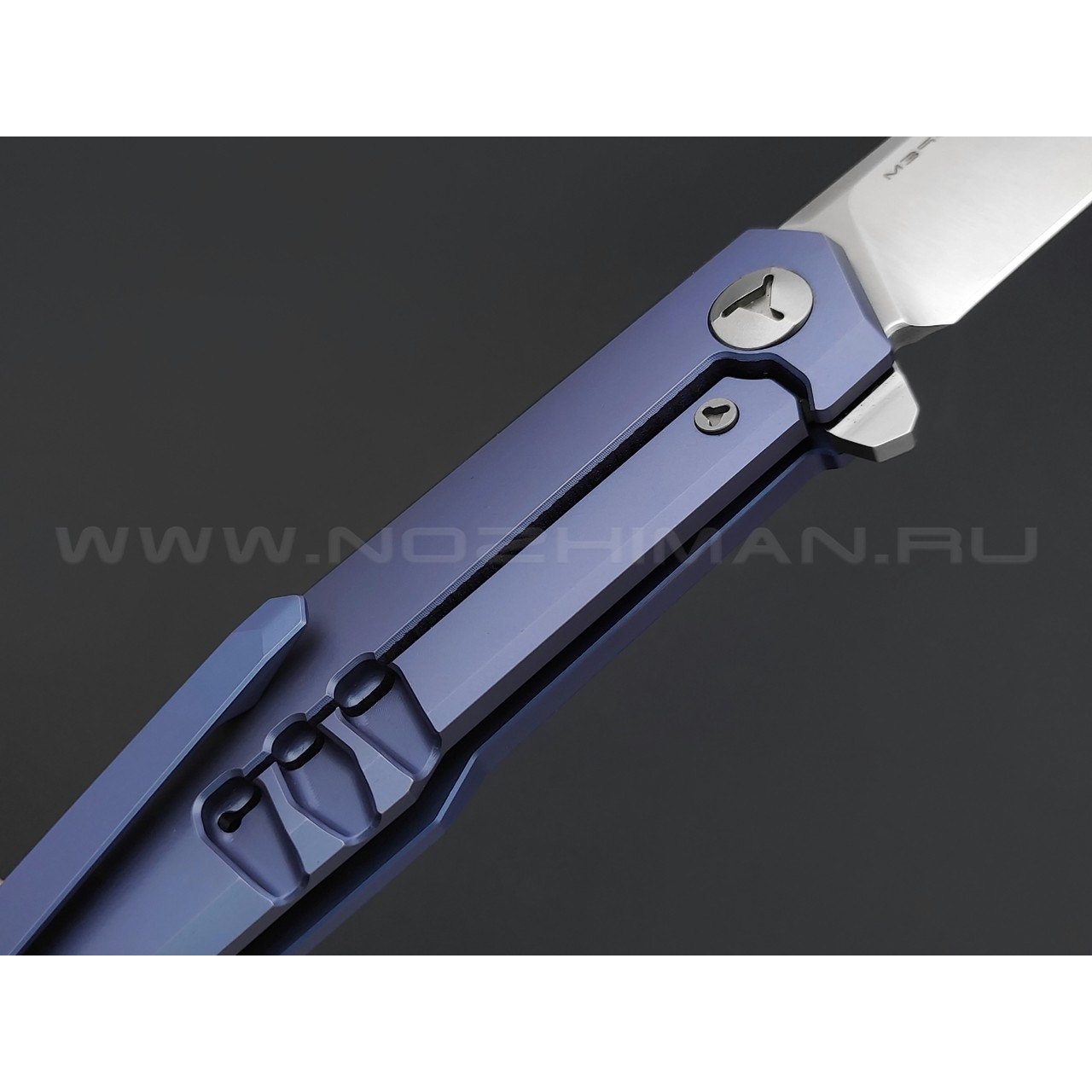 Mr.Blade нож Lance сталь M390, рукоять Titanium Blue