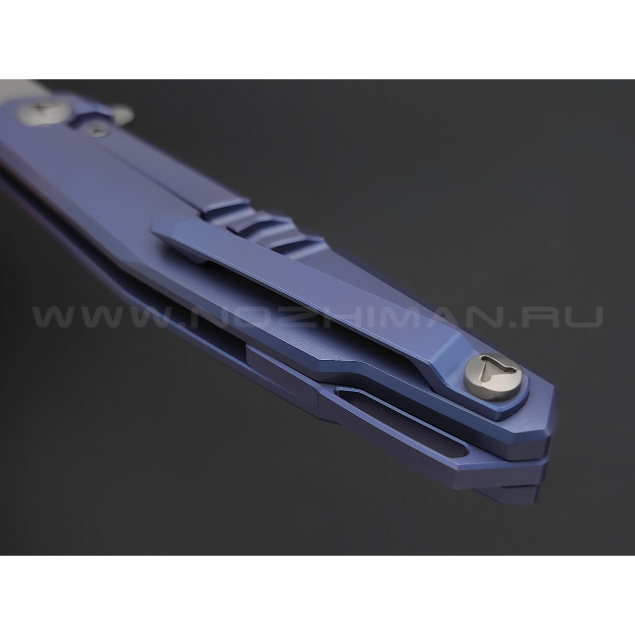 Mr.Blade нож Lance сталь M390, рукоять Titanium Blue