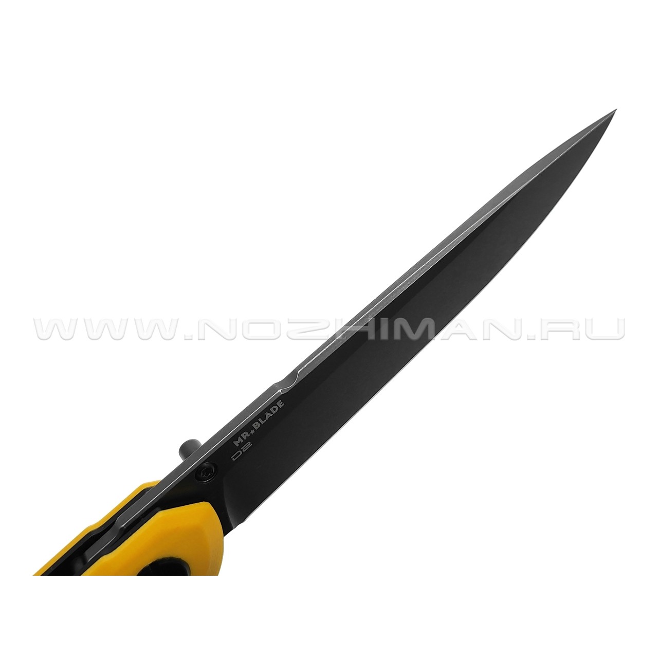 Mr.Blade нож Astris сталь D2 блэквош, рукоять G10 yellow