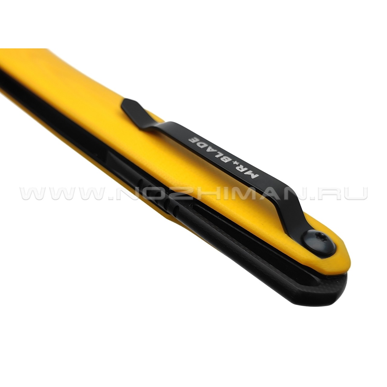 Mr.Blade нож Astris сталь D2 блэквош, рукоять G10 yellow