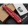 Mr.Blade нож Cosmo сталь Sleipner стоунвош, рукоять Aluminum Ergal Red