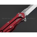 Mr.Blade нож Cosmo сталь Sleipner стоунвош, рукоять Aluminum Ergal Red