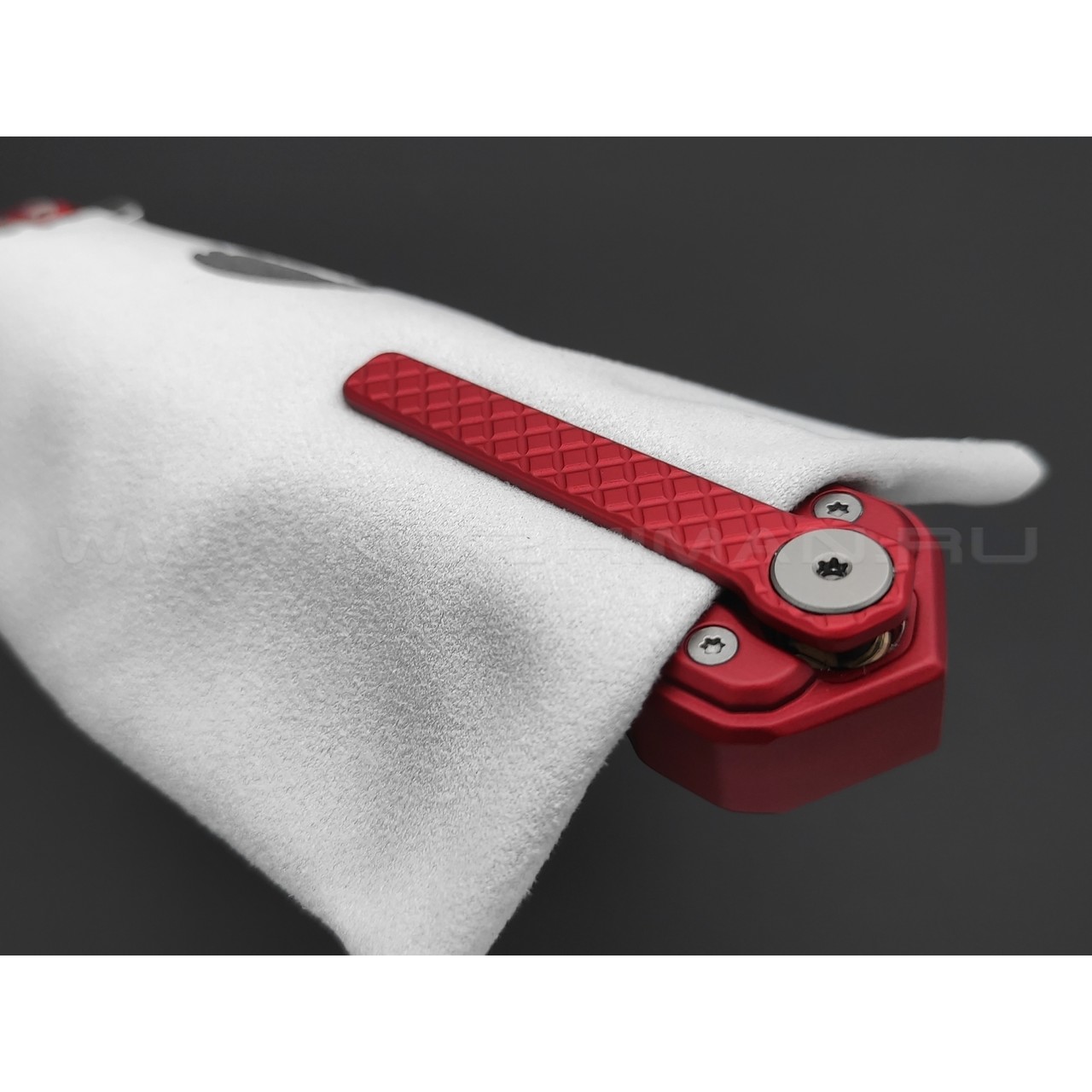 Mr.Blade нож Cosmo сталь Sleipner стоунвош, рукоять Aluminum Ergal Red
