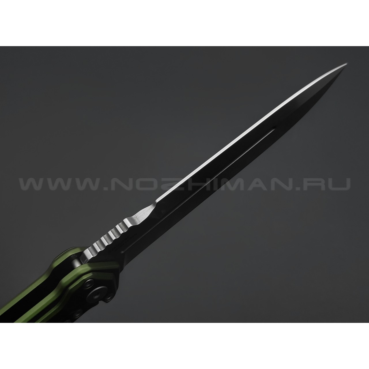 Mr.Blade нож Cosmo сталь Sleipner стоунвош, рукоять Aluminum Ergal Green