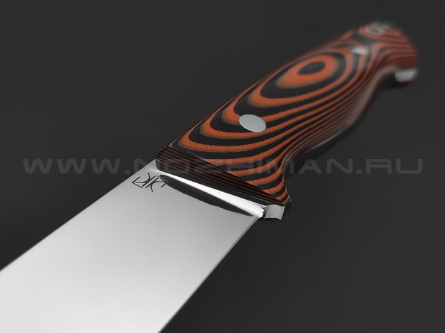 Кузница Ковчег нож Универсал сталь D2, рукоять G10 black & orange