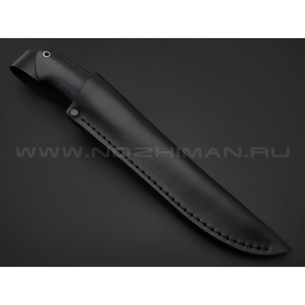 Кузница Ковчег нож Таежный сталь Elmax, рукоять Микарта, киринит, мельхиор