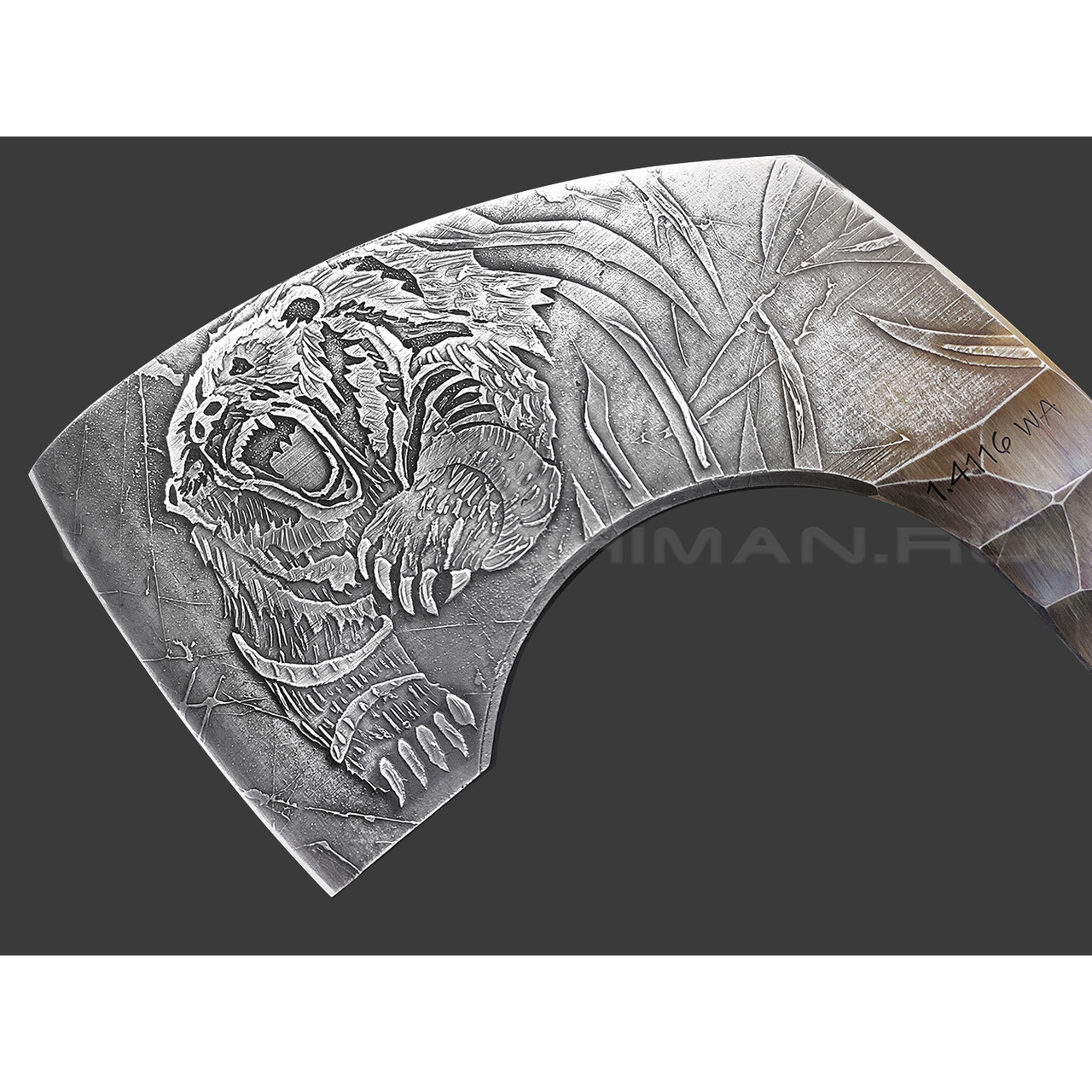 Волчий Век томагавк Custom сталь 1.4116 WA травление, рукоять Paracord