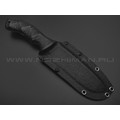 Волчий Век нож Команданте Custom сталь 95Х18 WA травление, рукоять G10 black