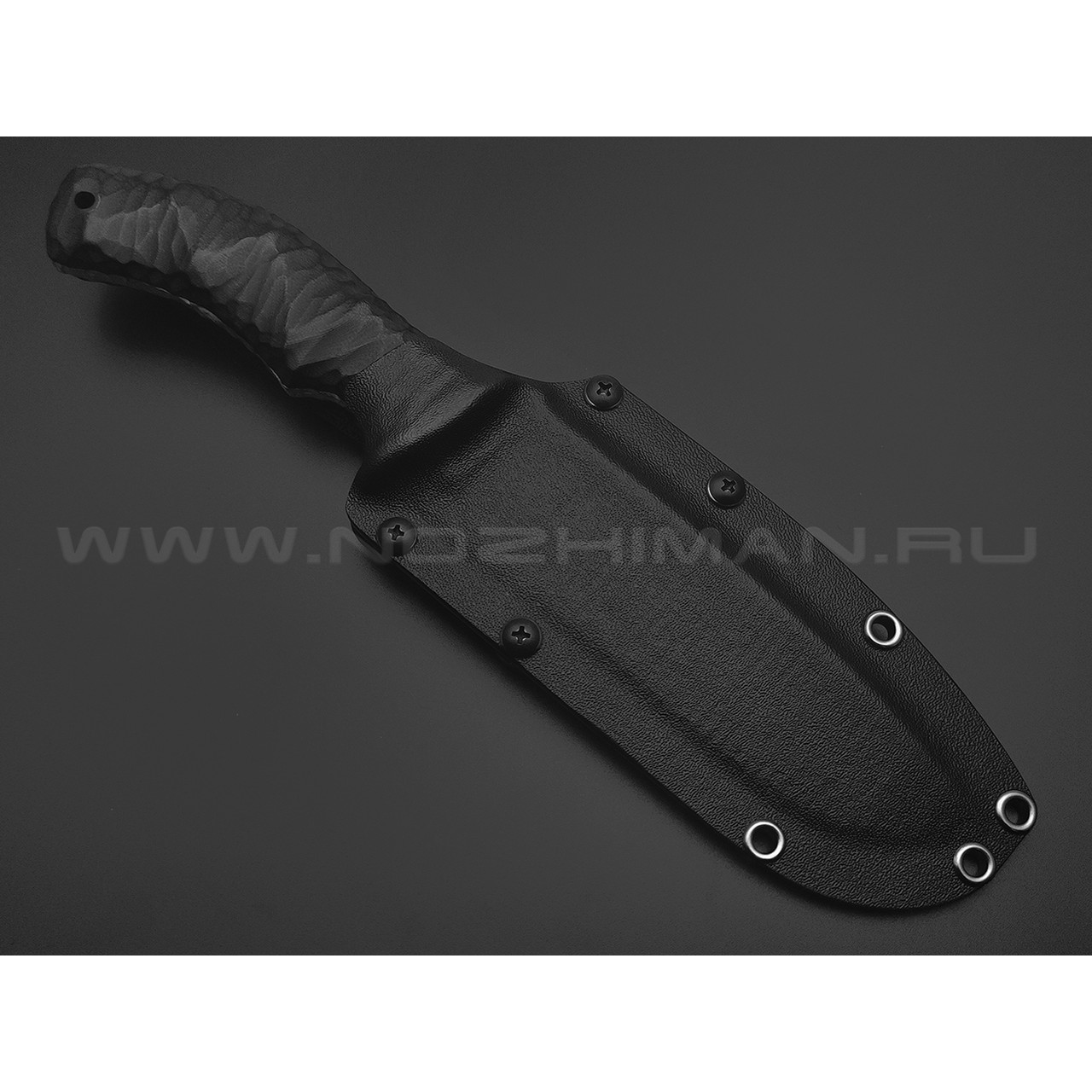 Волчий Век нож Команданте Custom сталь 95Х18 WA травление, рукоять G10 black