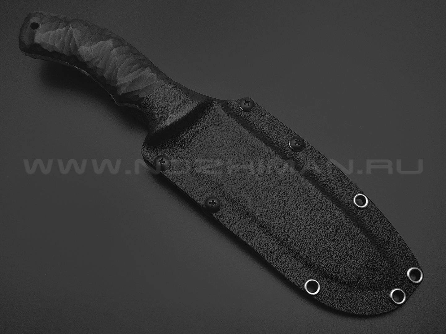 Волчий Век нож Команданте Custom сталь 95Х18 WA травление, рукоять G10 black