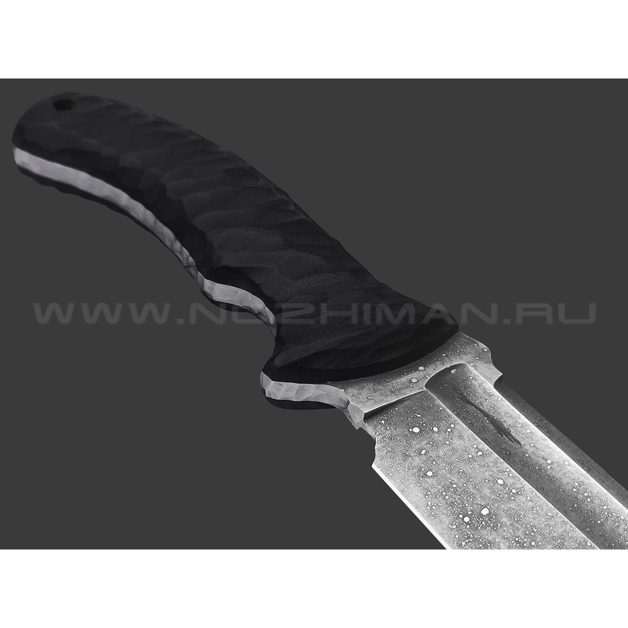 Волчий Век нож Команданте Tactical Edition сталь 95Х18 WA травление, рукоять G10 black