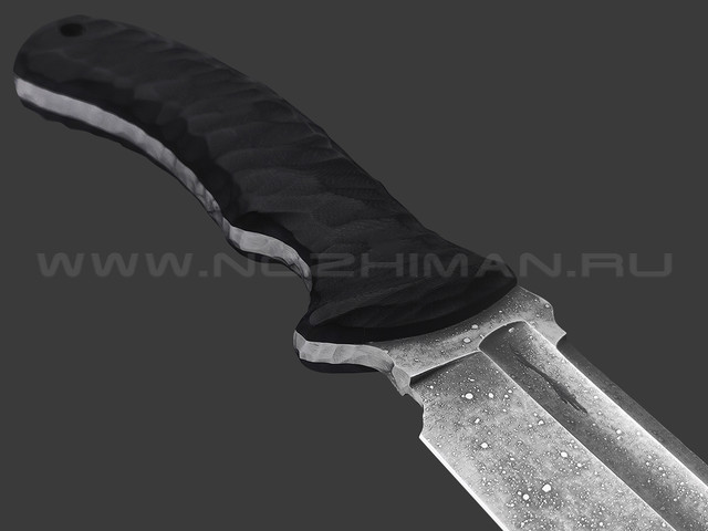 Волчий Век нож Команданте Tactical Edition сталь 95Х18 WA травление, рукоять G10 black