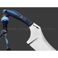 Волчий Век нож ПЕРСик Tactical сталь Cronidur 30 WA satin, рукоять G10 black & blue