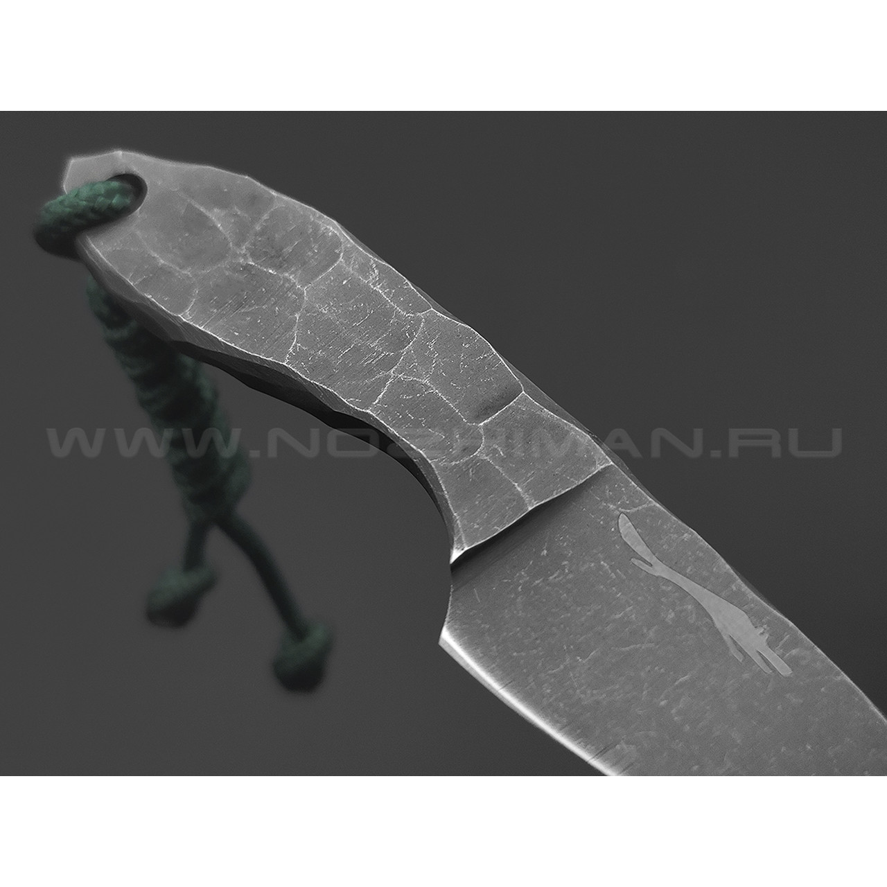 Волчий Век скелетный нож Микро МасичЬка сталь M390 WA блэквош, рукоять сталь
