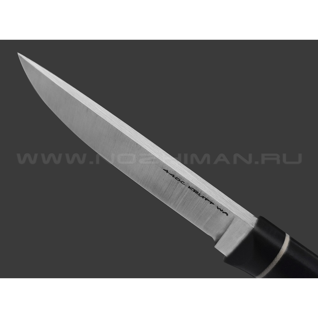 Волчий Век нож Слоненок Custom сталь 440C Krupp WA satin, рукоять G10 black