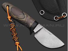 Волчий Век нож Полундра Custom сталь PGK WA травление, рукоять Micarta custom, G10