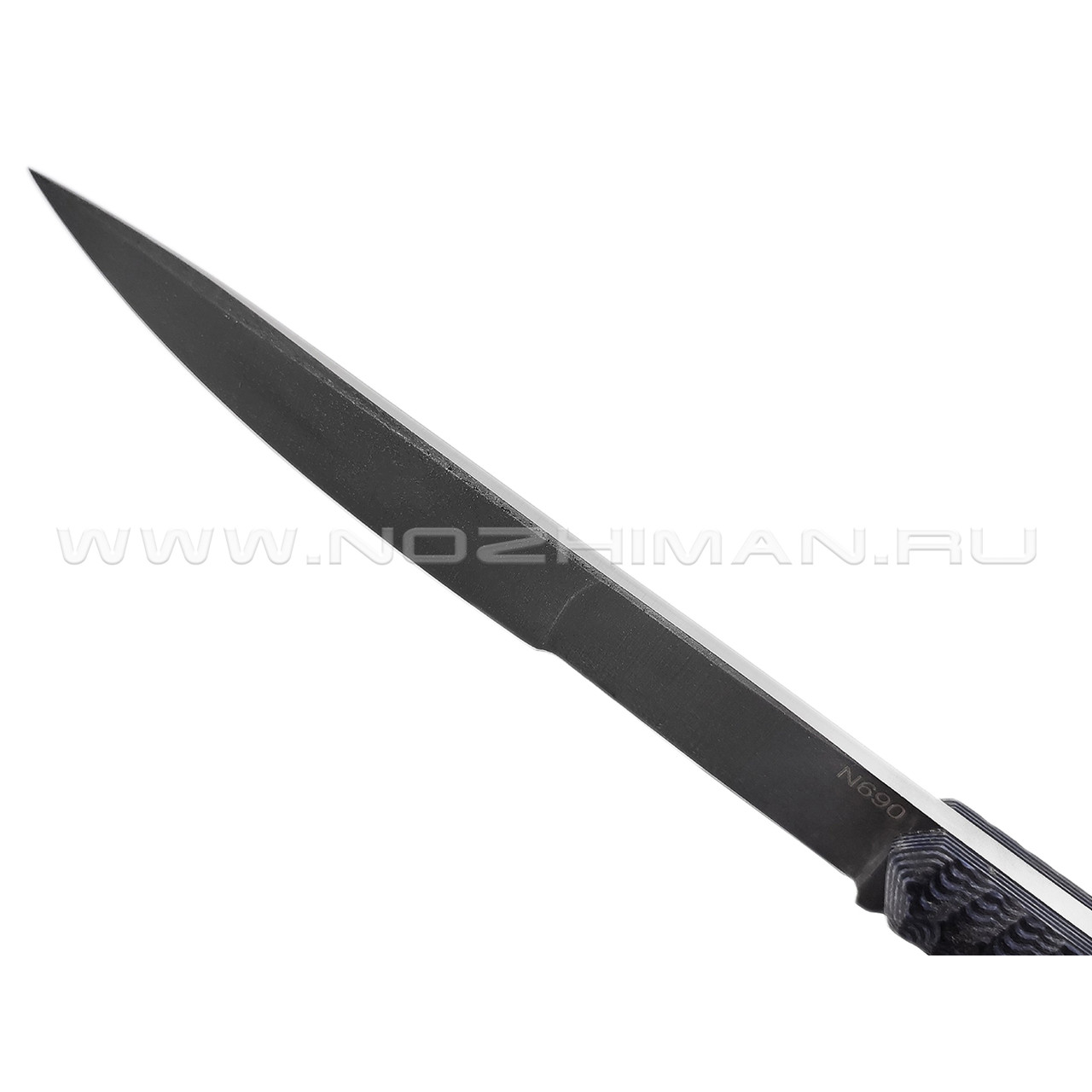 Богдан Гоготов нож NBG-42 сталь N690, рукоять G10 black & blue