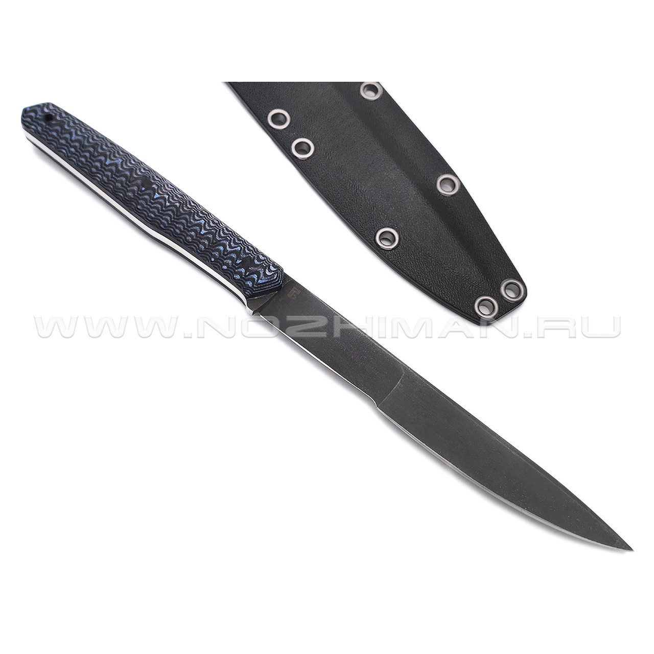 Богдан Гоготов нож NBG-42 сталь N690, рукоять G10 black & blue
