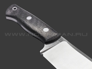 Дмитрий Болбат нож из стали CPR satin, рукоять Carbon fiber, никель, G10