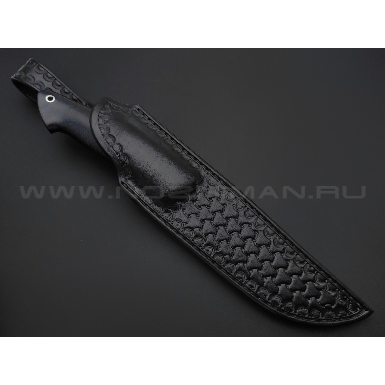 Кузница Ковчег нож Корвет сталь D2, рукоять Микарта, киринит, мельхиор