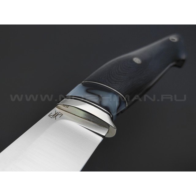 Кузница Ковчег нож Корвет сталь D2, рукоять Микарта, киринит, мельхиор