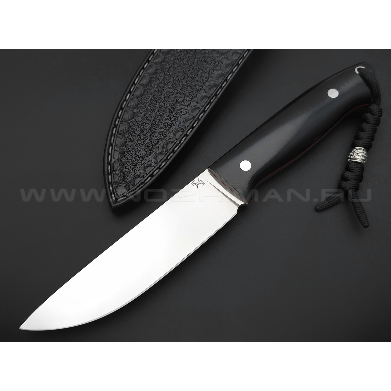 Кузница Ковчег нож Скаут сталь S390, рукоять G10 black