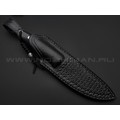 Кузница Ковчег нож Скаут сталь S390, рукоять G10 black