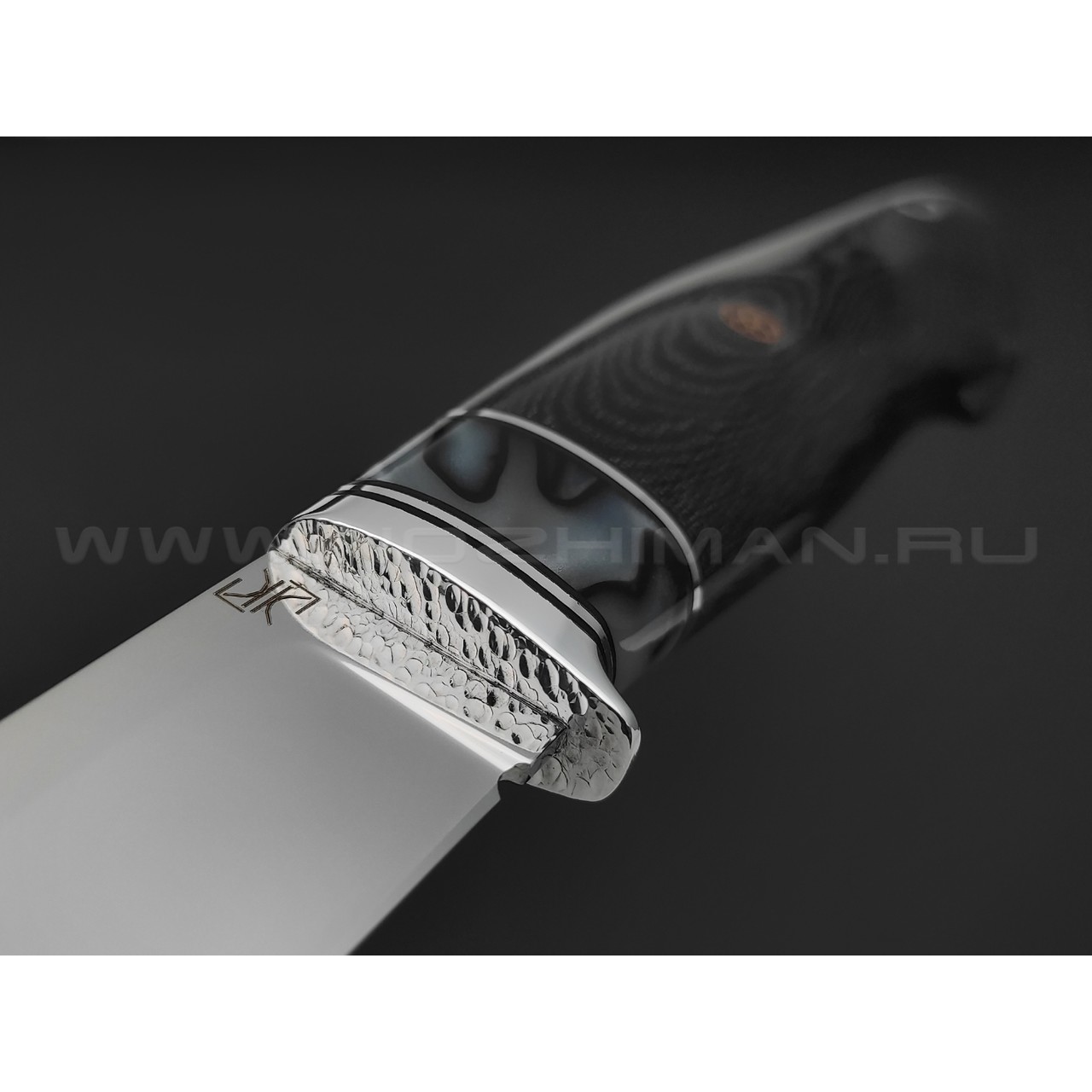 Кузница Ковчег нож Кардинал сталь D2, рукоять Микарта, киринит