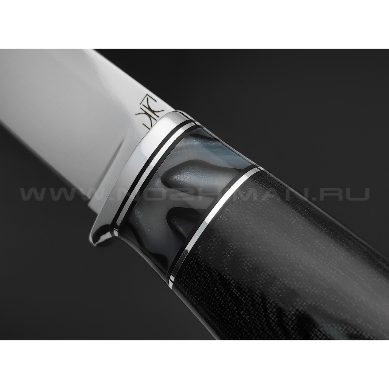 Кузница Ковчег нож Кардинал сталь D2, рукоять Микарта, киринит