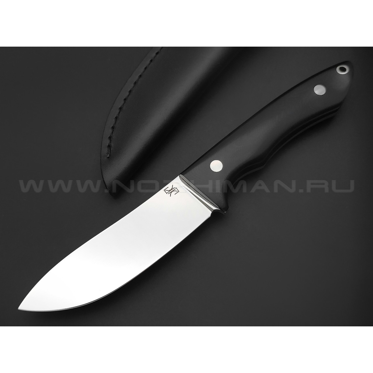 Кузница Ковчег нож Скинер Малый сталь D2, рукоять G10 black