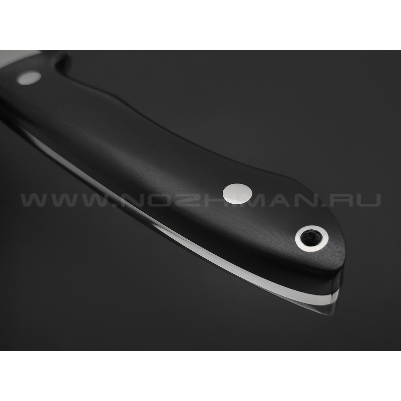 Кузница Ковчег нож Скинер Малый сталь D2, рукоять G10 black