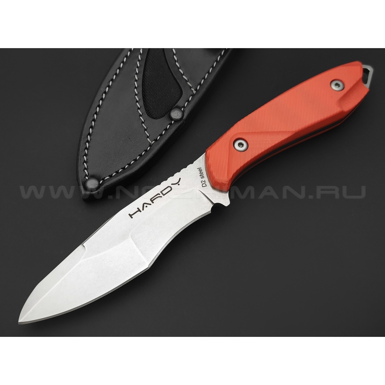Mr.Blade нож Hardy сталь D2, рукоять G10 orange
