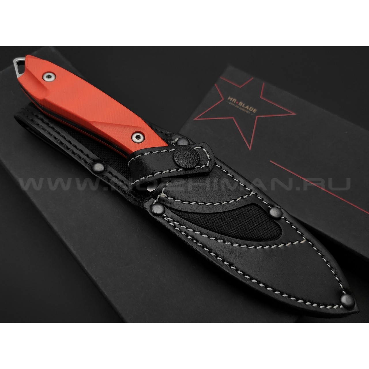 Mr.Blade нож Hardy сталь D2, рукоять G10 orange