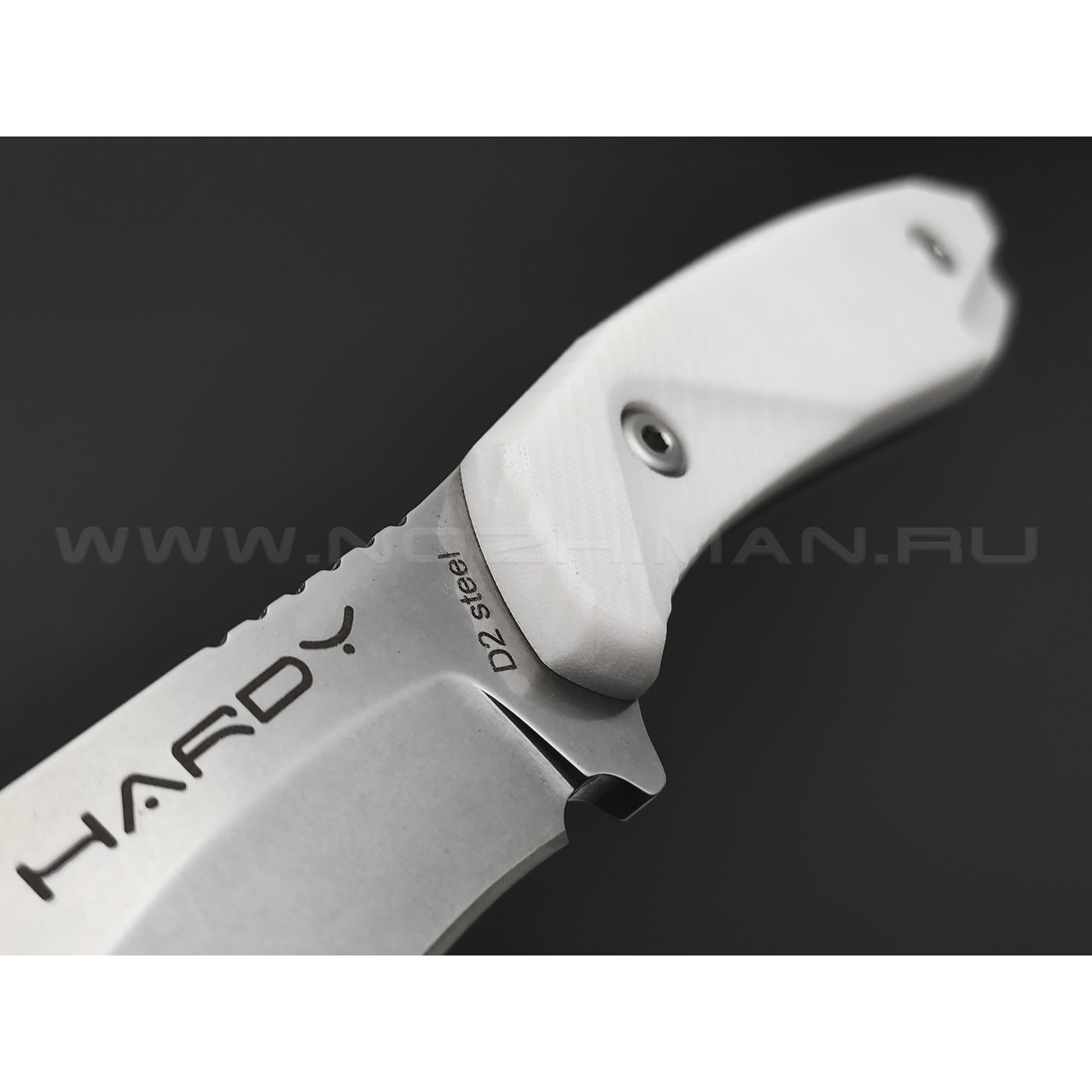 Mr.Blade нож Hardy сталь D2, рукоять G10 white